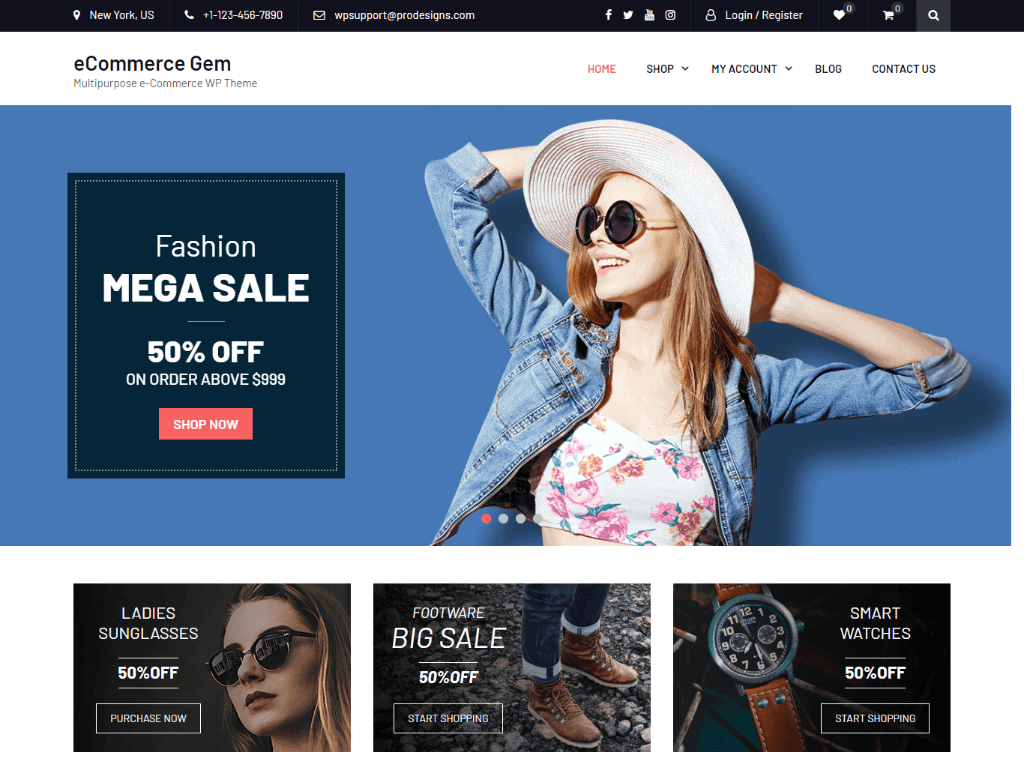 free WordPress eCommerce Themes