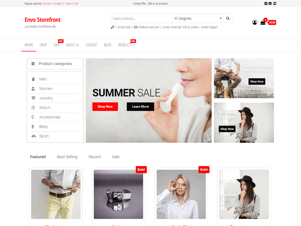 free WordPress eCommerce Themes