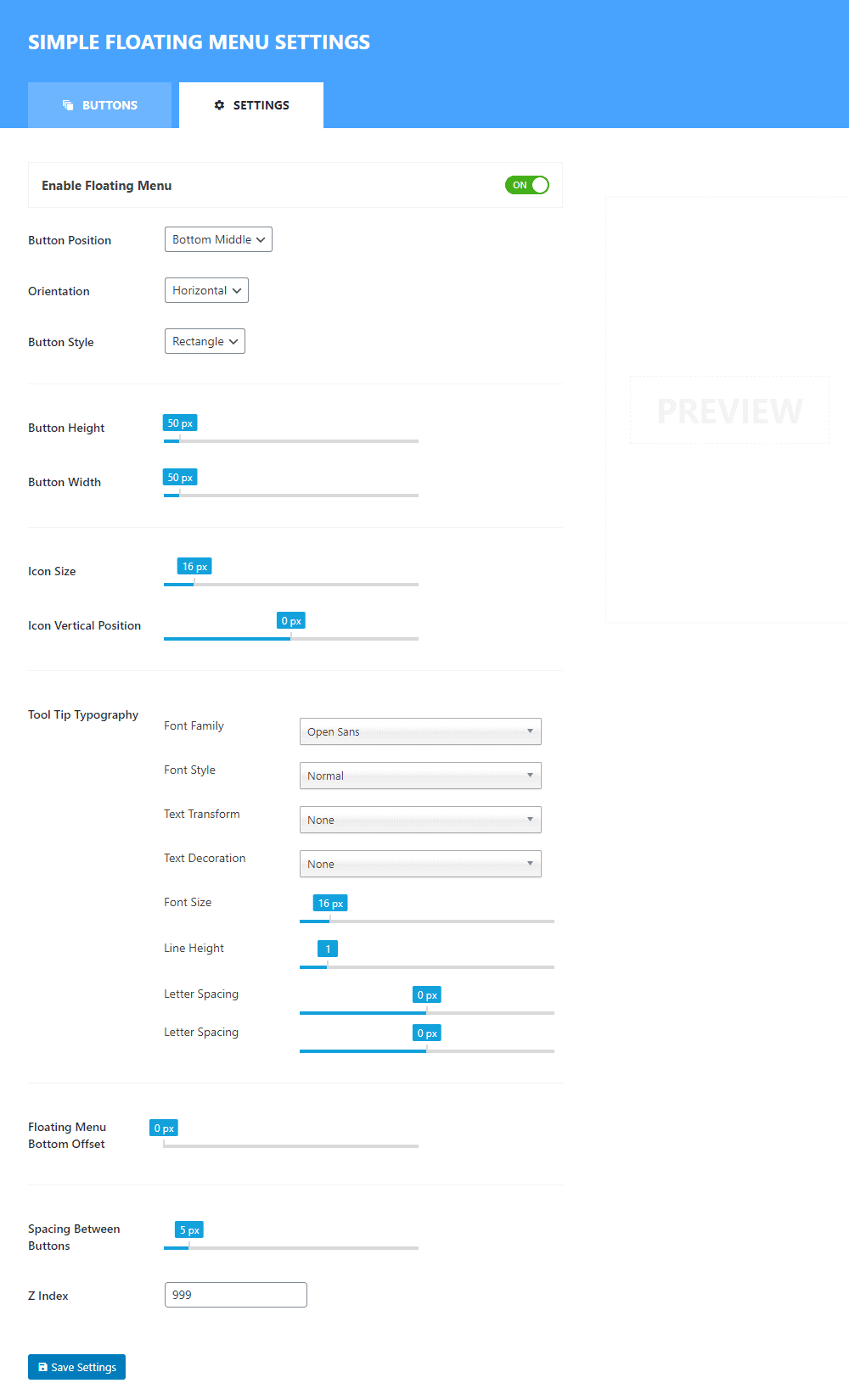 Social Media Button in WordPress